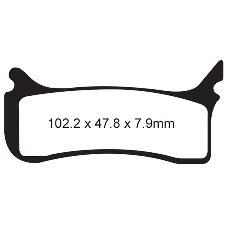 EBC BRAKE PADS MXS SERIES MXS406 - DRIVEN Canada's Powersports 847943007723MXS406