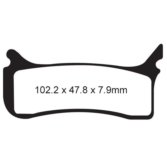 EBC BRAKE PADS MXS SERIES MXS406 - DRIVEN Canada's Powersports 847943007723MXS406