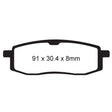 EBC BRAKE PADS R SERIES FA105R - DRIVEN Canada's Powersports 840655058021FA105R