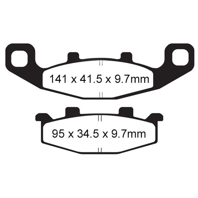 EBC BRAKE PADS R SERIES FA129R - DRIVEN Canada's Powersports 010129RFA129R