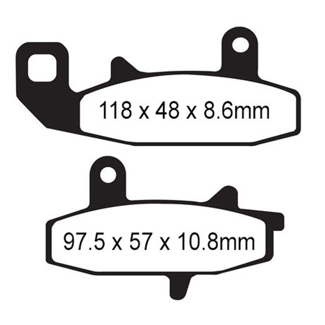 EBC BRAKE PADS R SERIES FA147R - DRIVEN Canada's Powersports 010147RFA147R