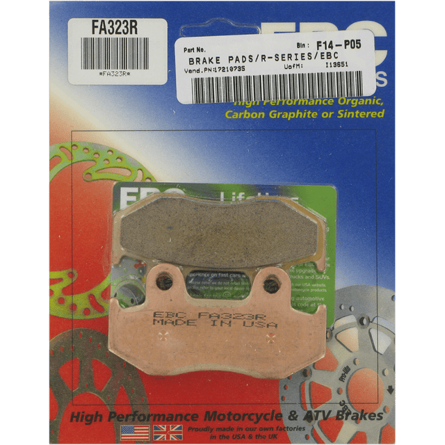 EBC BRAKE PADS R SERIES FA323R - DRIVEN Canada's Powersports 010323RFA323R