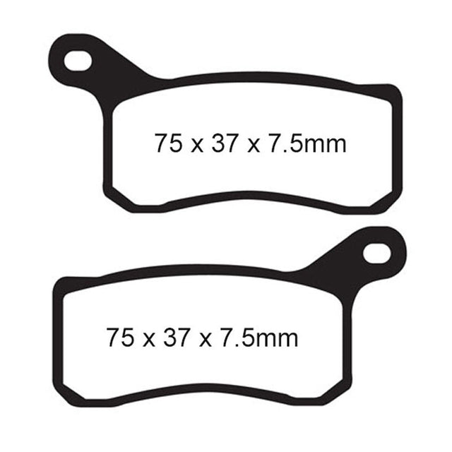 EBC BRAKE PADS R SERIES FA462R - DRIVEN Canada's Powersports 840655078104FA462R
