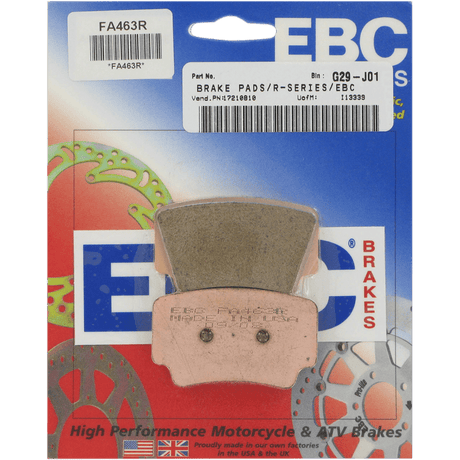 EBC BRAKE PADS R SERIES FA463R - DRIVEN Canada's Powersports 010463RFA463R