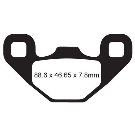 EBC BRAKE PADS R SERIES FA489R - DRIVEN Canada's Powersports 840655078302FA489R