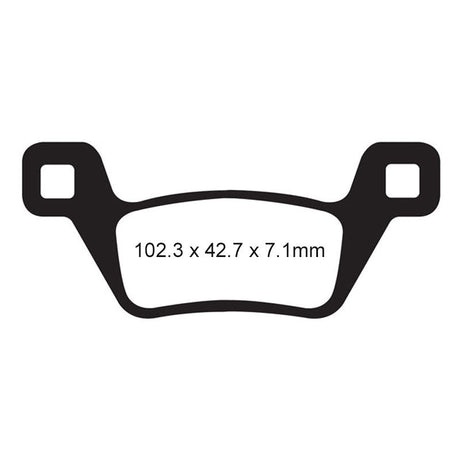 EBC BRAKE PADS R SERIES FA600/2R - DRIVEN Canada's Powersports 840655078500FA600/2R