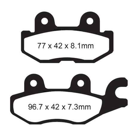 EBC BRAKE PADS R SERIES FA674R - DRIVEN Canada's Powersports 010674RFA674R