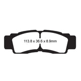 EBC BRAKE PADS R SERIES FA676R - DRIVEN Canada's Powersports 010676RFA676R