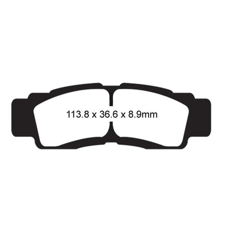 EBC BRAKE PADS R SERIES FA676R - DRIVEN Canada's Powersports 010676RFA676R