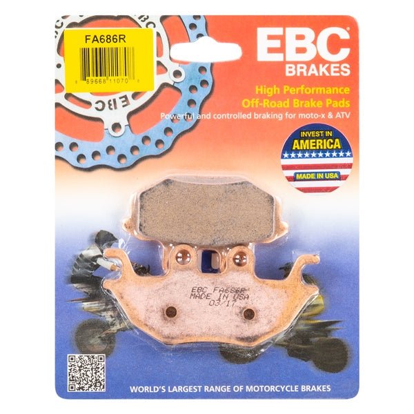 EBC BRAKE PADS R SERIES FA686R - DRIVEN Canada's Powersports 010686RFA686R