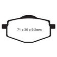 EBC BRAKE PADS SFA SERIES SFA101 - DRIVEN Canada's Powersports 010101SFASFA101