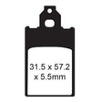 EBC BRAKE PADS SFA SERIES SFA116 - DRIVEN Canada's Powersports 847943013663SFA116