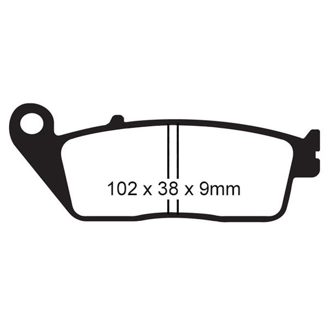 EBC BRAKE PADS SFA SERIES SFA142 - DRIVEN Canada's Powersports 010142SFASFA142