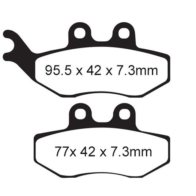 EBC BRAKE PADS SFA SERIES SFA194 - DRIVEN Canada's Powersports 847943013724SFA194