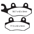 EBC BRAKE PADS SFA SERIES SFA228 - DRIVEN Canada's Powersports 010228SFASFA228