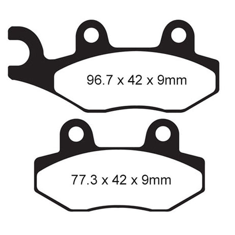 EBC BRAKE PADS SFA SERIES SFA228 - DRIVEN Canada's Powersports 010228SFASFA228
