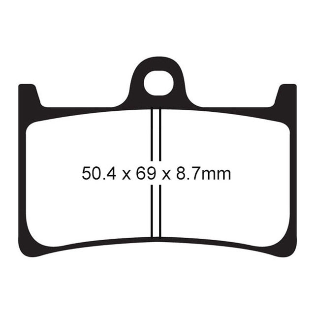EBC BRAKE PADS SFA SERIES SFA252 - DRIVEN Canada's Powersports 847943014066SFA252