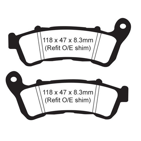 EBC BRAKE PADS SFA SERIES SFA388 - DRIVEN Canada's Powersports 847943014103SFA388