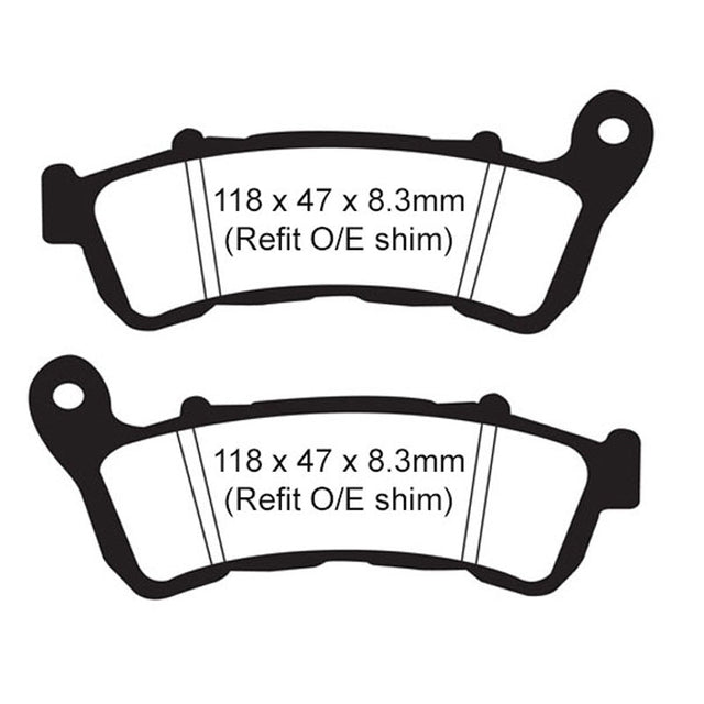 EBC BRAKE PADS SFA SERIES SFA388 - DRIVEN Canada's Powersports 847943014103SFA388