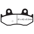 EBC BRAKE PADS SFA SERIES SFA411 - DRIVEN Canada's Powersports 847943013922SFA411