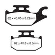 EBC BRAKE PADS SFA SERIES SFA413 - DRIVEN Canada's Powersports 840655075479SFA413
