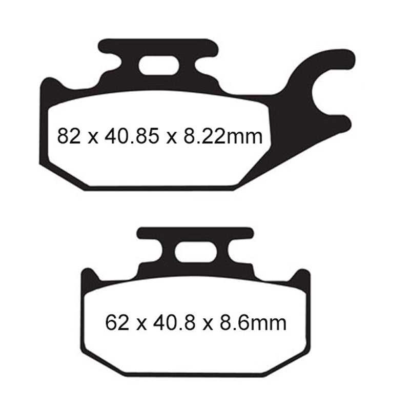 EBC BRAKE PADS SFA SERIES SFA413 - DRIVEN Canada's Powersports 840655075479SFA413