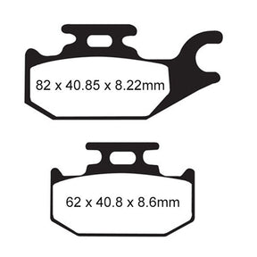 EBC BRAKE PADS SFA SERIES SFA413 - DRIVEN Canada's Powersports 840655075479SFA413