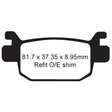 EBC BRAKE PADS SFA SERIES SFA415 - DRIVEN Canada's Powersports 840655057185SFA415