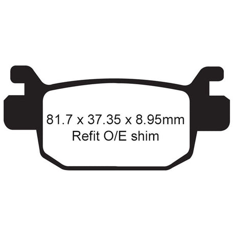 EBC BRAKE PADS SFA SERIES SFA415 - DRIVEN Canada's Powersports 840655057185SFA415