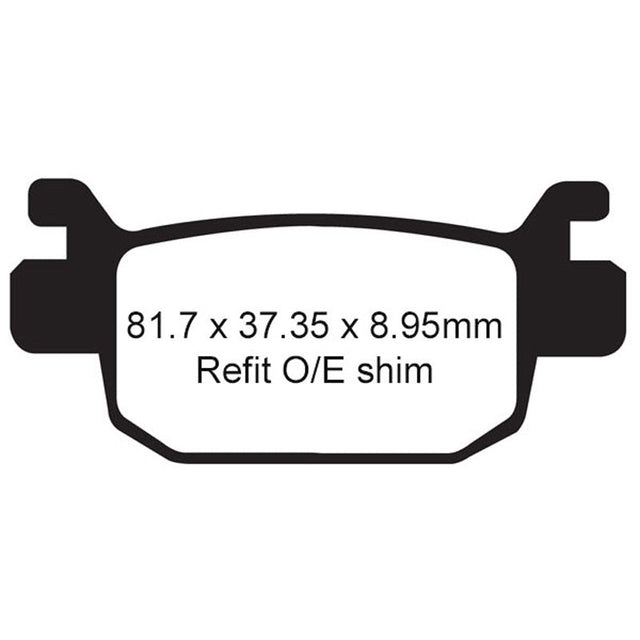 EBC BRAKE PADS SFA SERIES SFA415 - DRIVEN Canada's Powersports 840655057185SFA415