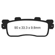 EBC BRAKE PADS SFA SERIES SFA498 - DRIVEN Canada's Powersports 847943014141SFA498