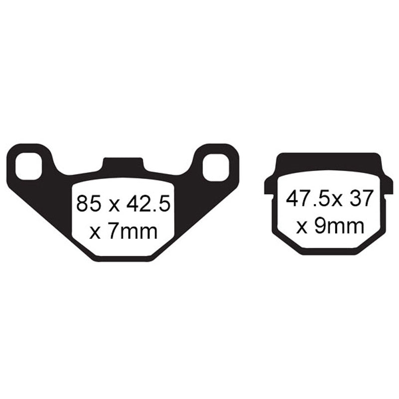 EBC BRAKE PADS SFA SERIES SFA83 - DRIVEN Canada's Powersports 847943013601SFA83