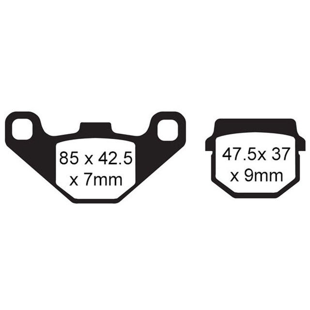 EBC BRAKE PADS SFA SERIES SFA83 - DRIVEN Canada's Powersports 847943013601SFA83