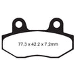 EBC BRAKE PADS SFA SERIES SFA86 - DRIVEN Canada's Powersports 847943013625SFA86