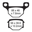 EBC BRAKE PADS SFA SERIES SFA93 - DRIVEN Canada's Powersports 010093SFASFA93