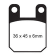 EBC BRAKE PADS SFAHH SERIES SFA115HH - DRIVEN Canada's Powersports 847943014226SFA115HH