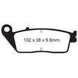 EBC BRAKE PADS SFAHH SERIES SFA196HH - DRIVEN Canada's Powersports 847943014547SFA196HH