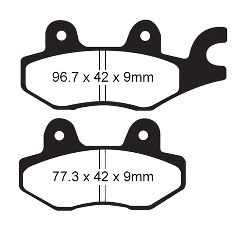 EBC BRAKE PADS SFAHH SERIES SFA197HH - DRIVEN Canada's Powersports 847943014264SFA197HH