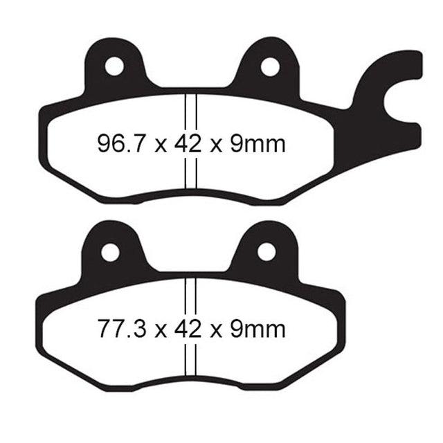 EBC BRAKE PADS SFAHH SERIES SFA197HH - DRIVEN Canada's Powersports 847943014264SFA197HH