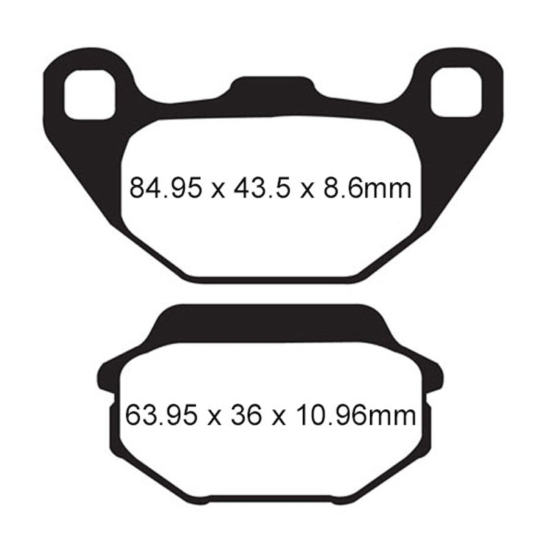 EBC BRAKE PADS SFAHH SERIES SFA305HH - DRIVEN Canada's Powersports 847943014356SFA305HH