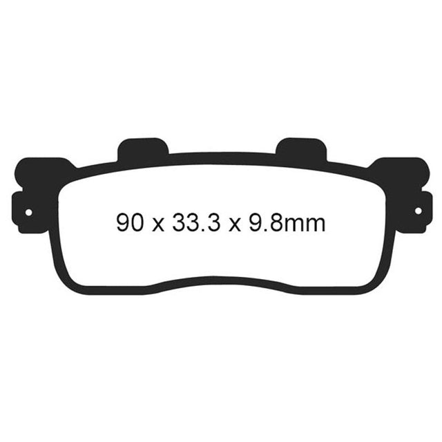 EBC BRAKE PADS SFAHH SERIES SFA498HH - DRIVEN Canada's Powersports 847943014639SFA498HH