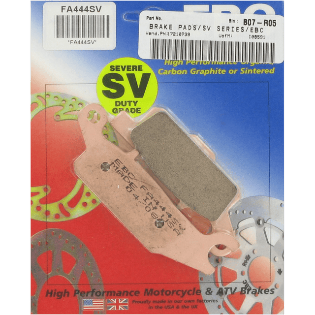 EBC BRAKE PADS SV SERIES FA444SV - DRIVEN Canada's Powersports 010444SVFA444SV