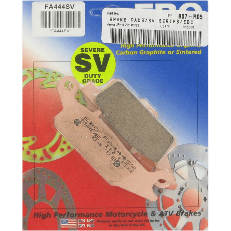 EBC BRAKE PADS SV SERIES FA444SV - DRIVEN Canada's Powersports 010444SVFA444SV