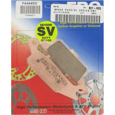 EBC BRAKE PADS SV SERIES FA444SV - DRIVEN Canada's Powersports 010444SVFA444SV
