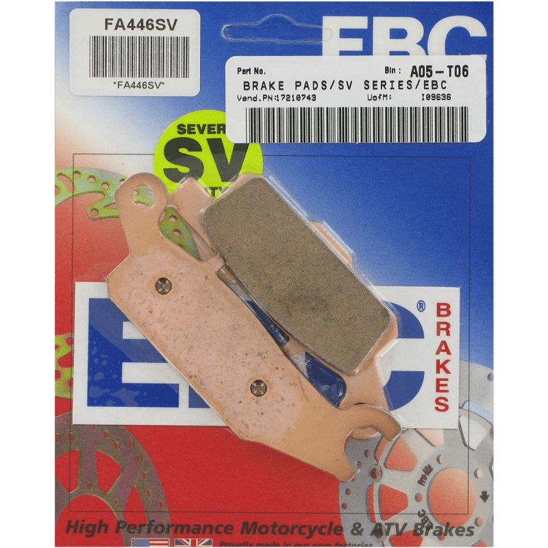 EBC BRAKE PADS SV SERIES FA446SV - DRIVEN Canada's Powersports 010446SVFA446SV