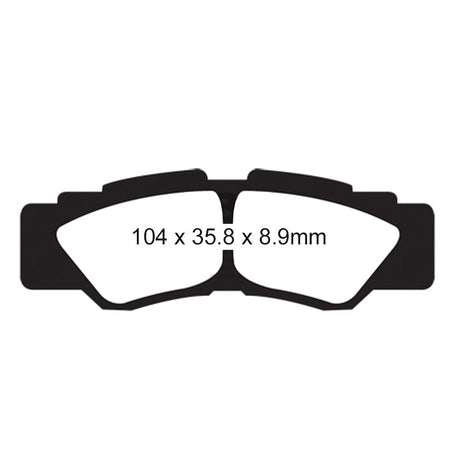 EBC BRAKE PADS SV SERIES FA677SV - DRIVEN Canada's Powersports 010677SVFA677SV