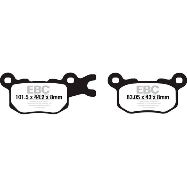 EBC BRAKE PADS SV SERIES FA684SV - DRIVEN Canada's Powersports 889668182521FA684SV