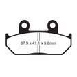 EBC BRAKE PADS V SERIES FA124/2V - DRIVEN Canada's Powersports 0101242VFA124/2V