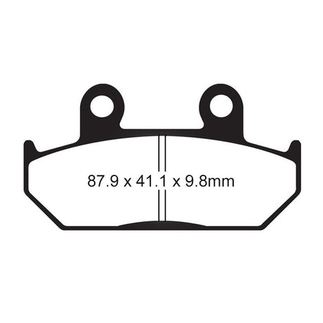 EBC BRAKE PADS V SERIES FA124/2V - DRIVEN Canada's Powersports 0101242VFA124/2V
