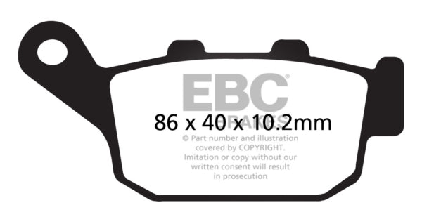 EBC BRAKE PADS V SERIES FA140V - DRIVEN Canada's Powersports 010140VFA140V